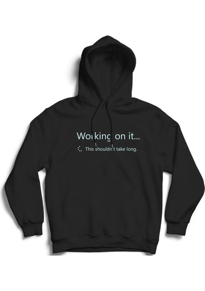 Sharepoint, Working On It, Server, Yazılımcı, Computer, Pc Pamuk Kapüşonlu Sweatshirt Hoodie