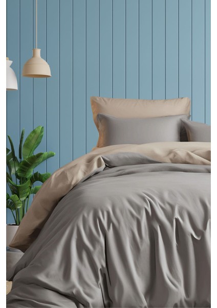 Lastikli Çarşaflı Nevresim Takımı Çift Kişilik ( 2 Adet Yastık Kılıflı)