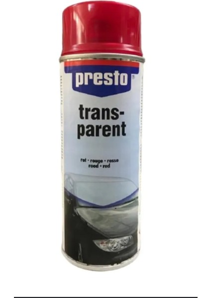 Transparan Kırmızı Stop Boyası