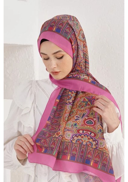 Fuşya Loryan Scarf Linen Harmony Şal