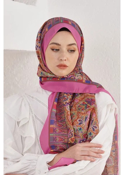 Fuşya Loryan Scarf Linen Harmony Şal