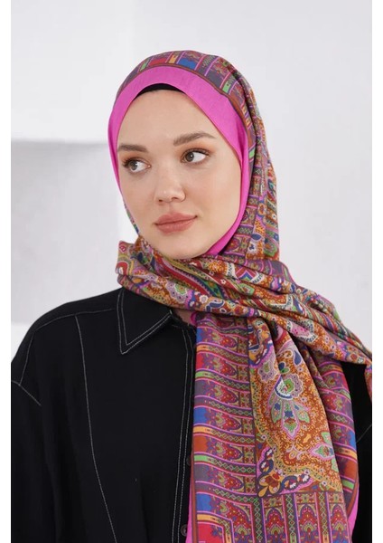 Fuşya Loryan Scarf Diamond Harmony Şal modelleri
