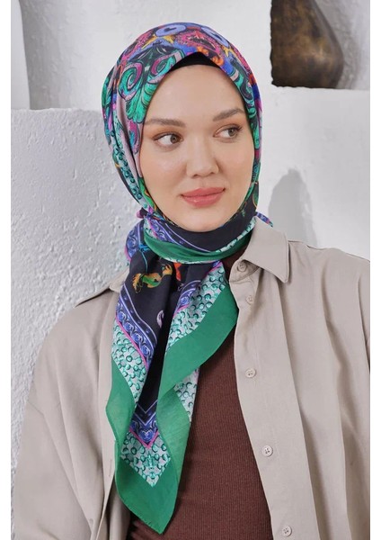 Benetton Loryan Scarf Diamond Diya Eşarp