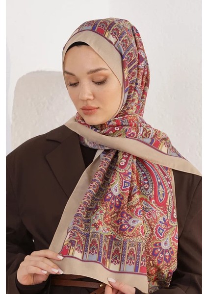 Bej Loryan Scarf Linen Harmony Şal