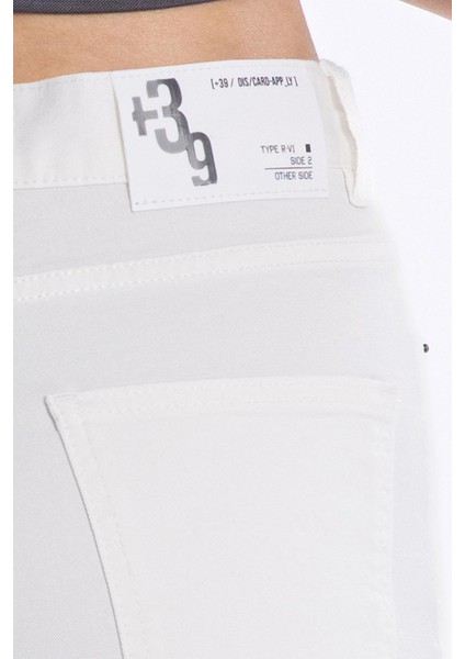 Basic 5 Cep Casual Kadın Dokuma Pantolon