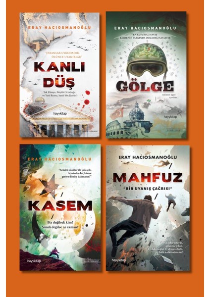 Mahfuz - Kasem - Kanlı Düş - Gölge 4'lü Set - Eray Hacıosmanoğlu