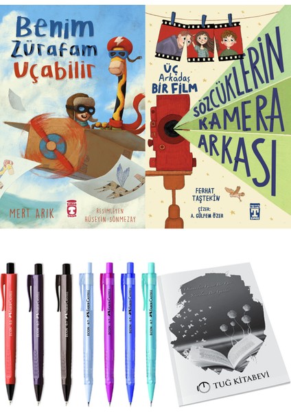 Sözcüklerin Kamera Arkası ve Benim Zürafam Uçabilir 2'li Set + Hediyeli