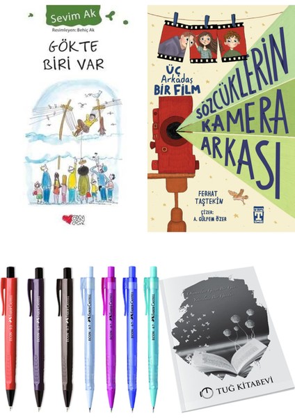 Sözcüklerin Kamera Arkası ve Gökte Biri Var 2'li Set + Hediyeli