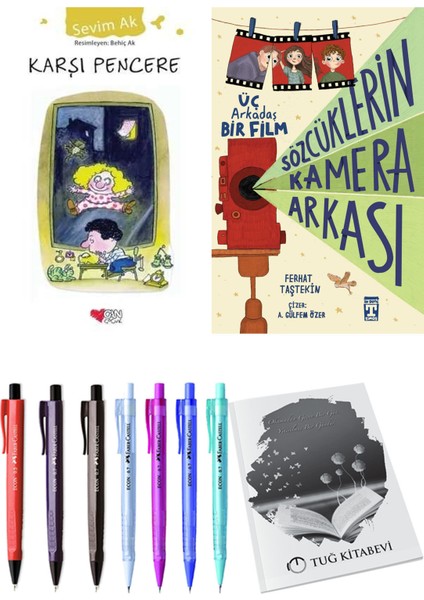 Sözcüklerin Kamera Arkası ve Karşı Pencere 2'li Set + Hediyeli
