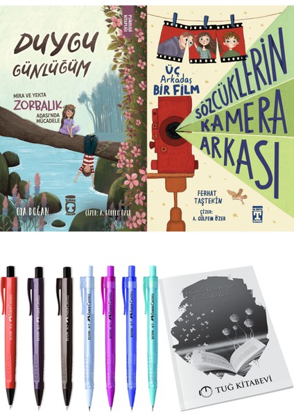 Sözcüklerin Kamera Arkası ve Duygu Günlüğüm Mira ve Yekta Zorbalık Adası'nda Mücadele 2'li Set + Hediyeli