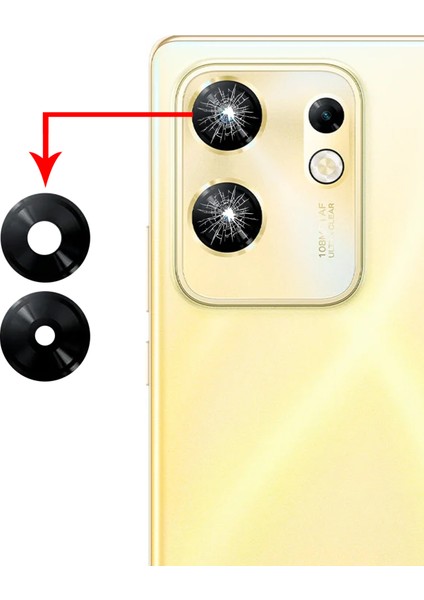 Infinix Uyumlu Zero 30 4g Kamera Lensi Cam X6731B
