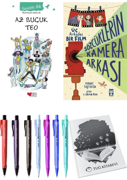 Sözcüklerin Kamera Arkası ve Az Buçuk Teo 2'li Set + Hediyeli