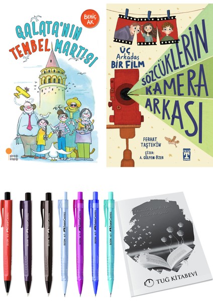 Sözcüklerin Kamera Arkası ve Galata'nın Tembel Martısı 2'li Set + Hediyeli