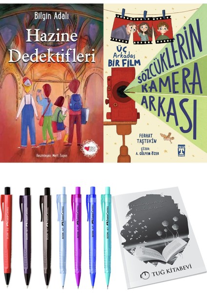 Sözcüklerin Kamera Arkası ve Hazine Dedektifleri 2'li Set + Hediyeli