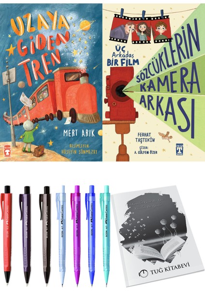 Sözcüklerin Kamera Arkası ve Uzaya Giden Tren 2'li Set + Hediyeli