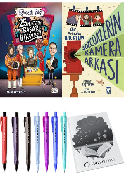 Sözcüklerin Kamera Arkası ve 25 Muhteşem Başarı Hikayesi 2'li Set + Hediyeli