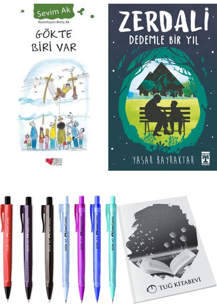 Zerdali Dedemle Bir Yıl ve Gökte Biri Var 2'li Set + Hediyeli