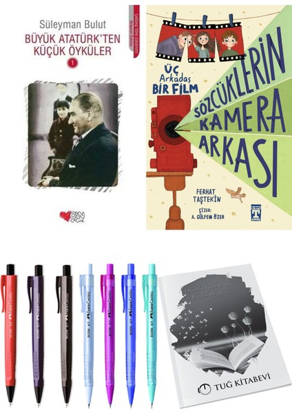 Sözcüklerin Kamera Arkası ve Büyük Atatürk'ten Küçük Öyküler 1 2'li Set + Hediyeli
