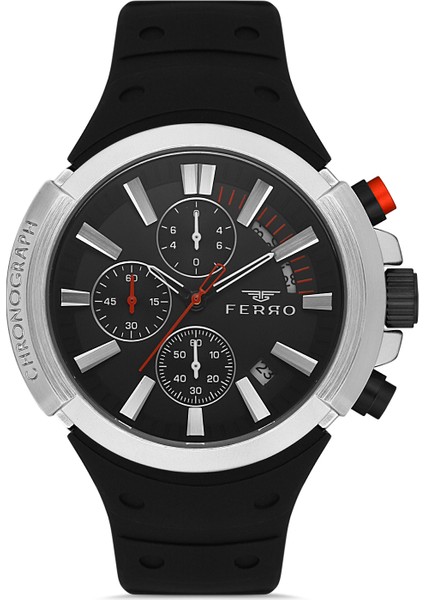 FM11002D-J 44 mm Siyah Erkek Kol Saati