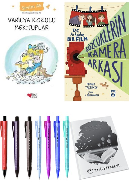 Sözcüklerin Kamera Arkası ve Vanilya Kokulu Mektuplar 2'li Set + Hediyeli
