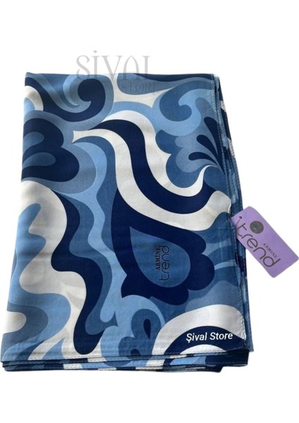 Trend Defne Şal-2 Lacivert- Mavi fiyatları