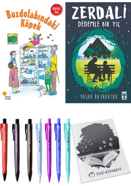 Zerdali Dedemle Bir Yıl ve Buzdolabındaki Köpek 2'li Set + Hediyeli