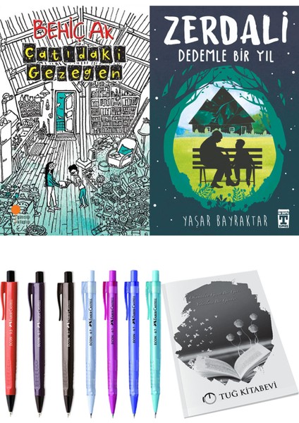 Zerdali Dedemle Bir Yıl ve Çatıdaki Gezegen 2'li Set + Hediyeli