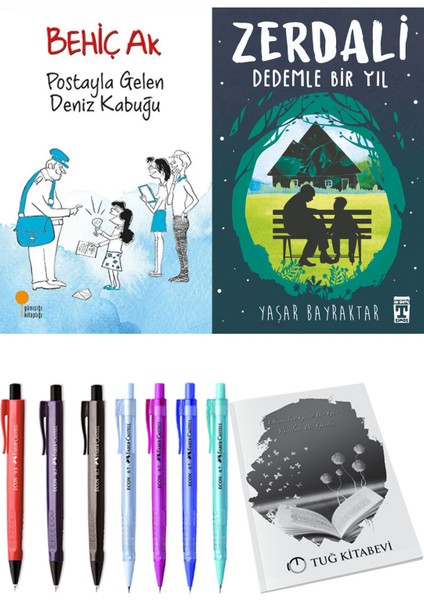 Zerdali Dedemle Bir Yıl ve Postayla Gelen Deniz Kabuğu 2'li Set + Hediyeli