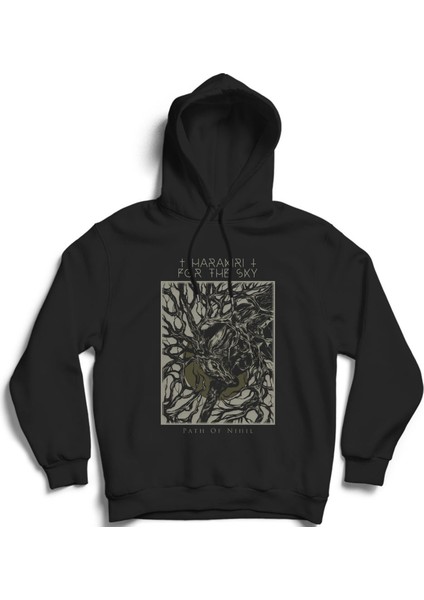 Harakiri For The Sky, Path Of Nihil, Rock Metal Müzik Grubu Pamuklu Kapüşonlu Sweatshirt Hoodie