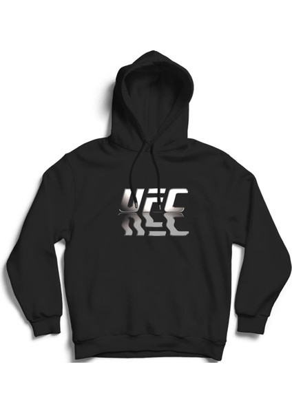 Ufc, Wavy Design, Dövüş, Ultimate Fighting Championship Pamuklu Kapüşonlu Sweatshirt Hoodie