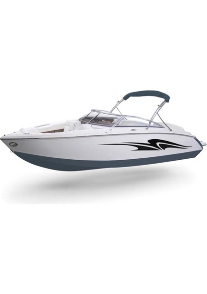 Tekne Siyah Sticker Etiket Modeli