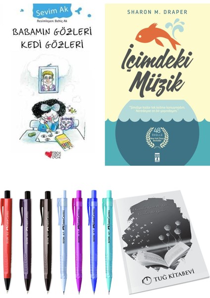 İçimdeki Müzik ve Babamın Gözleri Kedi Gözleri 2'li Set + Hediyeli
