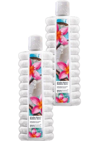 Senses Aloha Monoi Banyo Köpüğü 500 Ml. Ikili Set