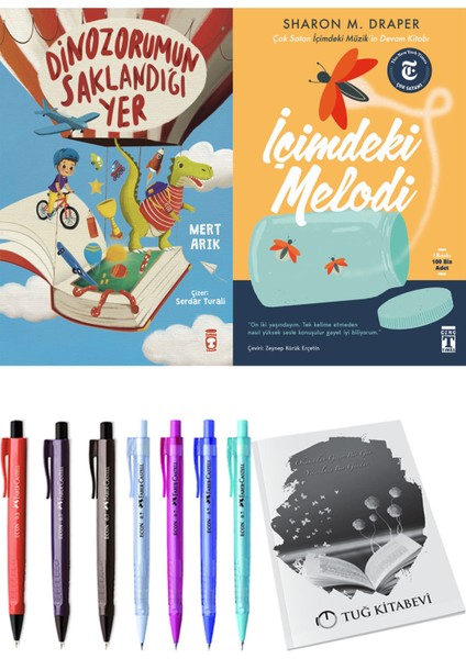 İçimdeki Melodi ve Dinazorumun Saklandığı Yer 2'li Set + Hediyeli