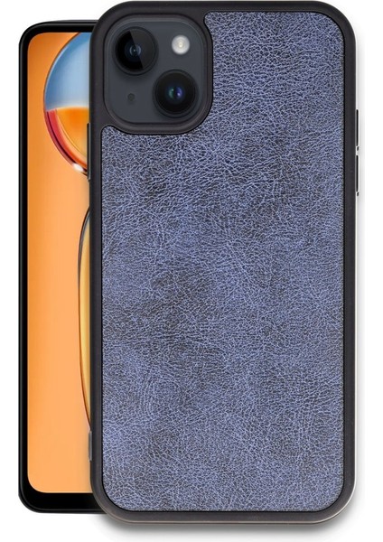 iPhone 15 Kılıf Çizik ve Darbelere Tam Koruma Lens ve Kamera Korumalı Deri Aras Kapak