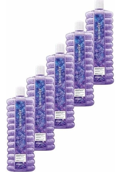 Senses Lavender Calm Lavanta Kokulu Banyo Köpüğü 1000 Ml. Beşli Set