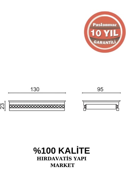Paslanmaz Pirinç Swwor Set Üstü Sabunluk