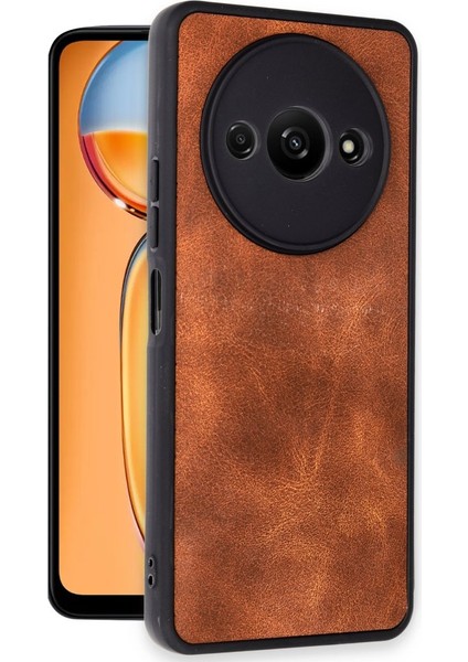 Xiaomi Redmi A3 4g Kılıf Çizik ve Darbelere Tam Koruma Lens ve Kamera Korumalı Deri Aras Kapak