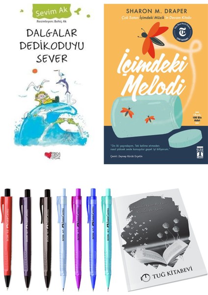 İçimdeki Melodi ve Dalgalar Dedikoduyu Sever 2'li Set + Hediyeli