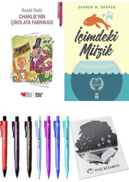 İçimdeki Müzik ve Charlie'nin Çikolata Fabrikası 2'li Set + Hediyeli