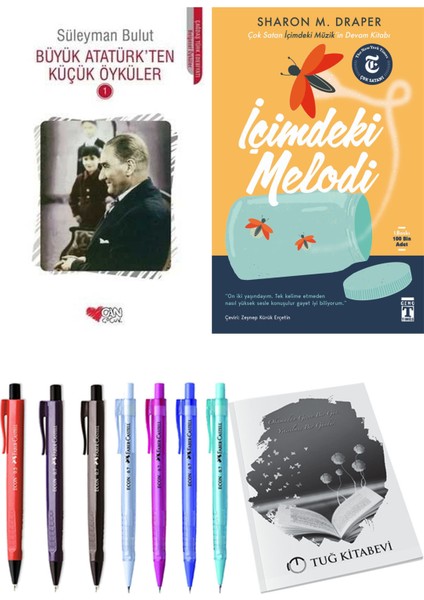İçimdeki Melodi ve Büyük Atatürk'ten Küçük Öyküler 1 2'li Set + Hediyeli