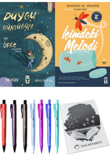 İçimdeki Melodi ve Duygu Günlüğüm Mira Öfke Gezegeni'nden Ayrılıyor 2'li Set + Hediyeli