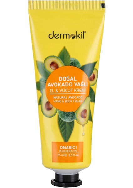Avokado Yağlı El ve Vücut Kremi 75 ml