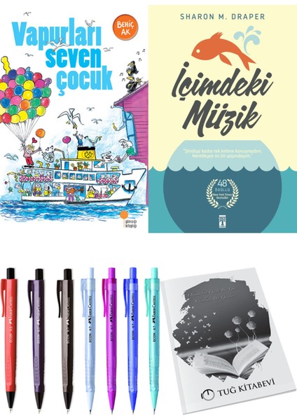 İçimdeki Müzik ve Vapurları Seven Çocuk 2'li Set + Hediyeli