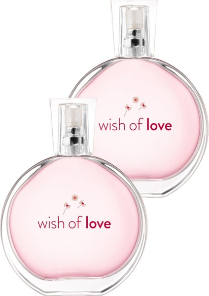 Wish Of Love Kadın Parfüm Edt 50 ml. Ikili Set