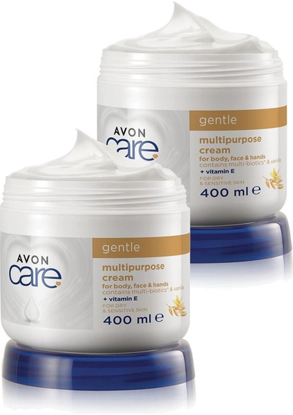 Care Vanilya İçeren E Vitaminli Kuru Ciltler Için Çok Amaçlı Krem 400 ml İkili Set