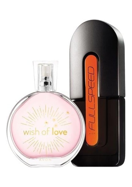 Full Speed Erkek Parfüm 75 ml ve Wish Of Love 50 ml Kadın Parfüm Seti