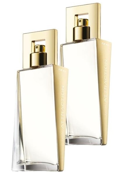 Attraction Kadın Parfüm 50 ml. Ikili Set