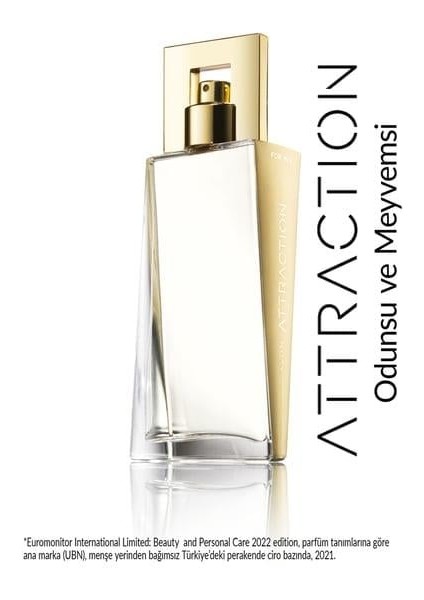 Attraction Kadın Parfüm 50 ml. Ikili Set