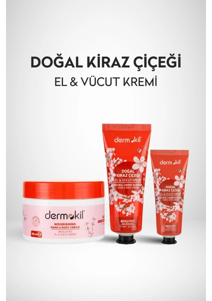 Kiraz Çiçeği El ve Vücut Kremi 250 ml